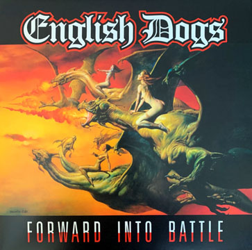 ENGLISH DOGS "Forward Into Battle" LP (Radiation) Import